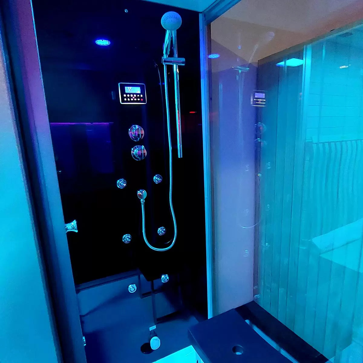Insignia 1820mm x 1230mm All in One Steam Shower & Infrared Sauna Cabin