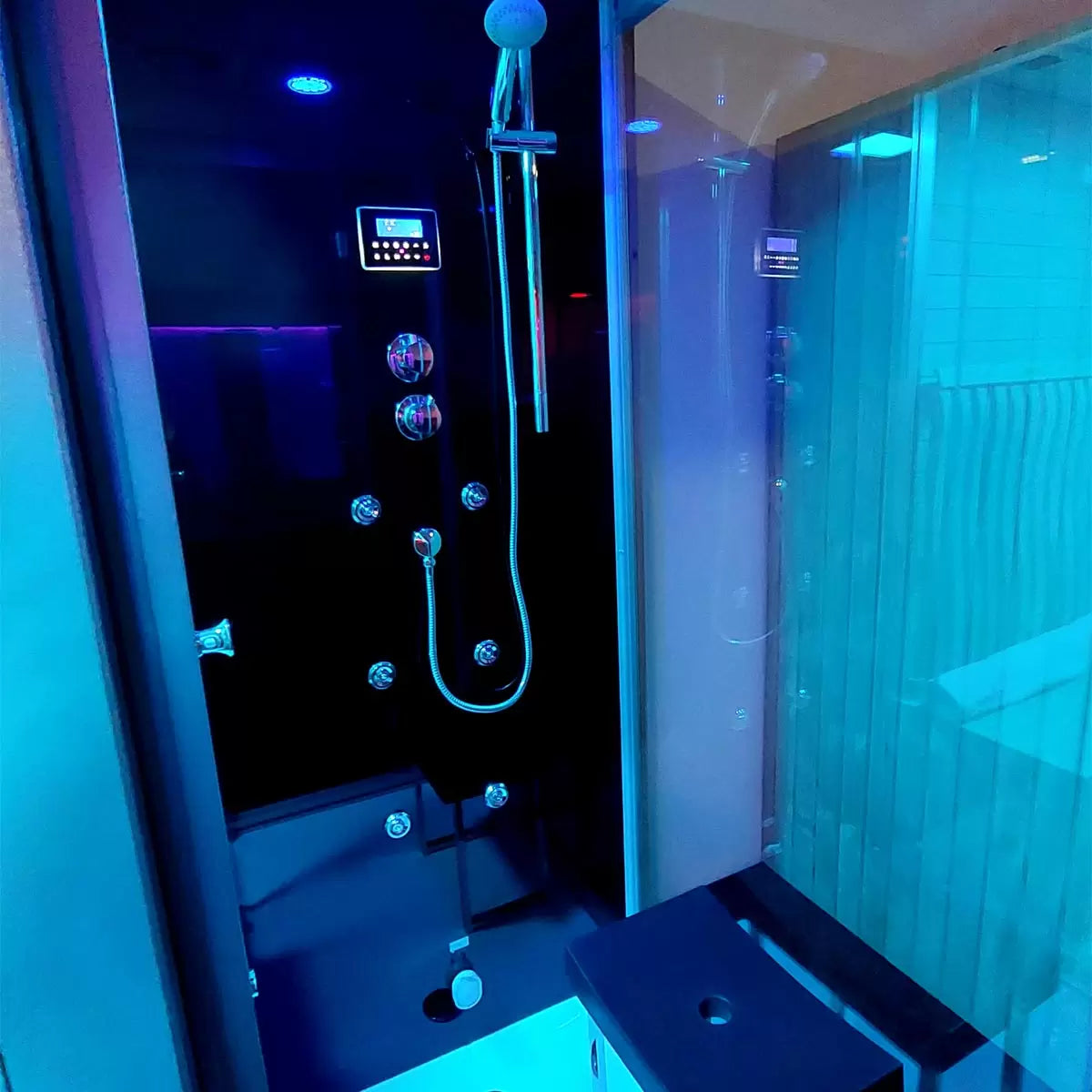 Insignia 1820mm x 1230mm All in One Steam Shower & Infrared Sauna Cabin