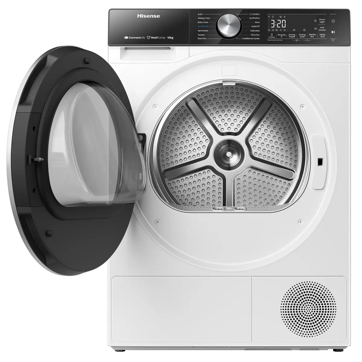 Hisense DH5S102BW, 10kg Heat Pump Tumble Dryer A+++ Rating in White