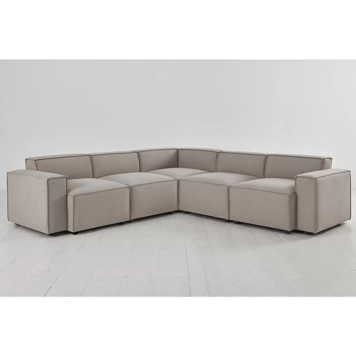 Swyft Model 03 Light Grey Linen 5 Piece Modular Sofa