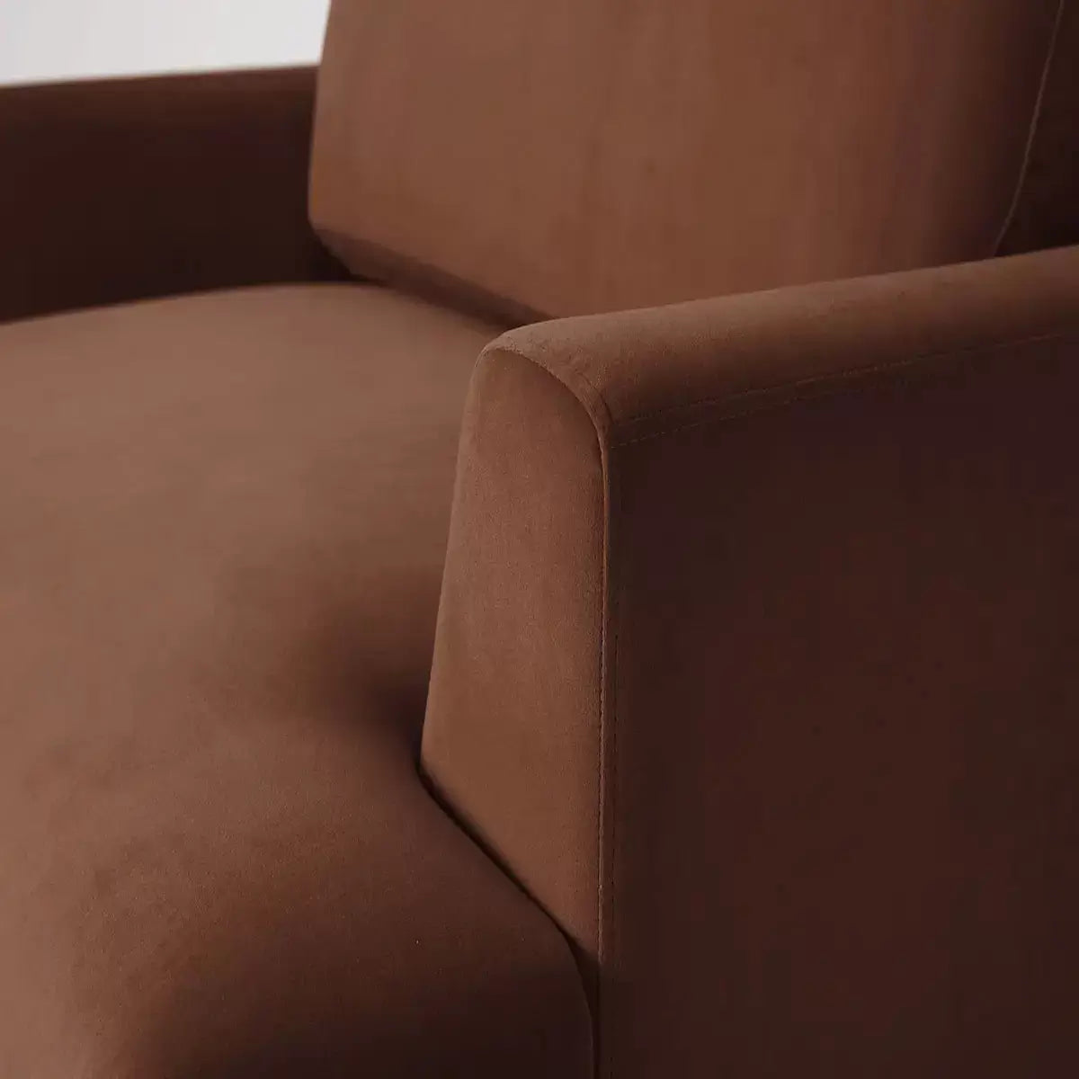 Swyft Model 05 Brown Velvet 2 Seater Sofa