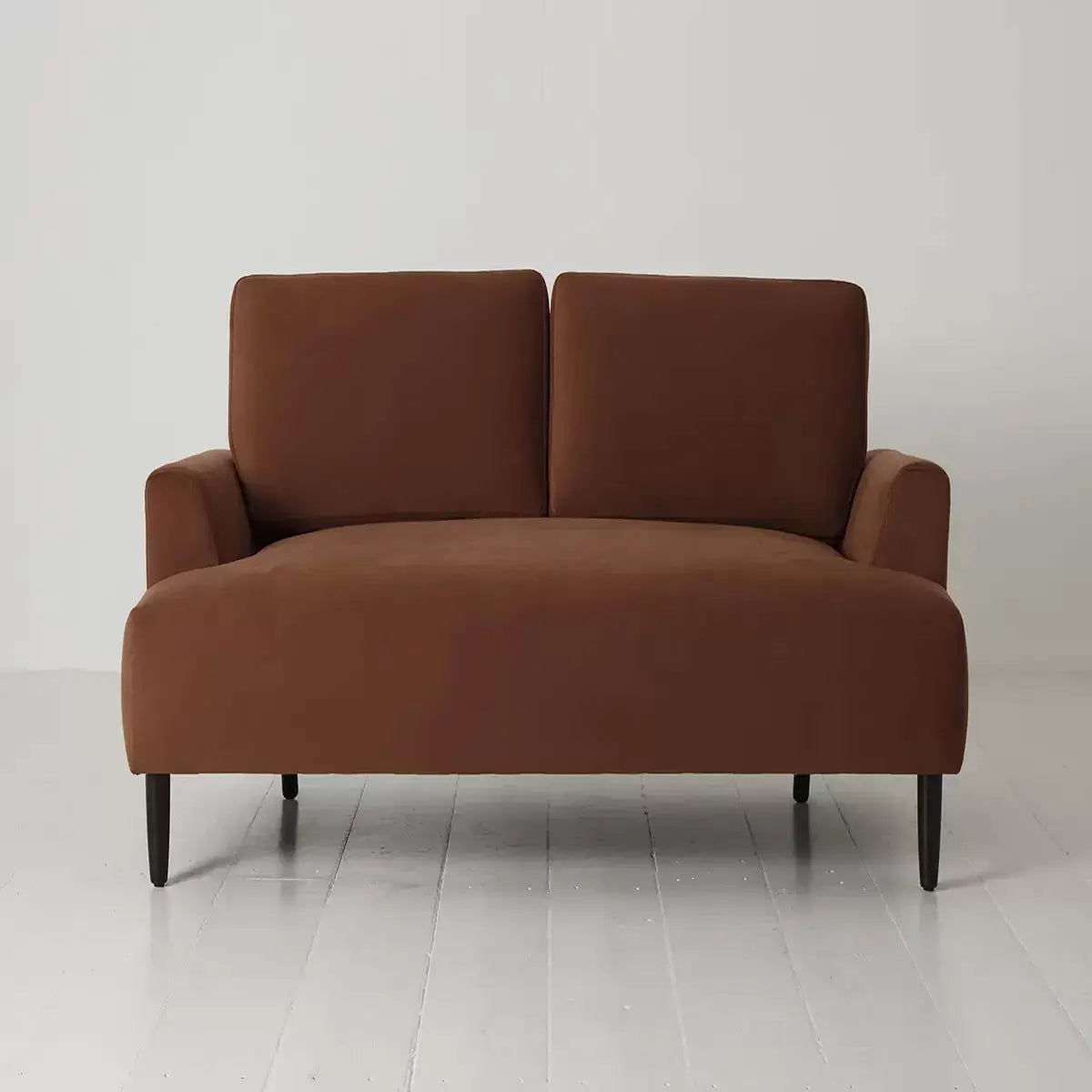Swyft Model 05 Brown Velvet 2 Seater Sofa