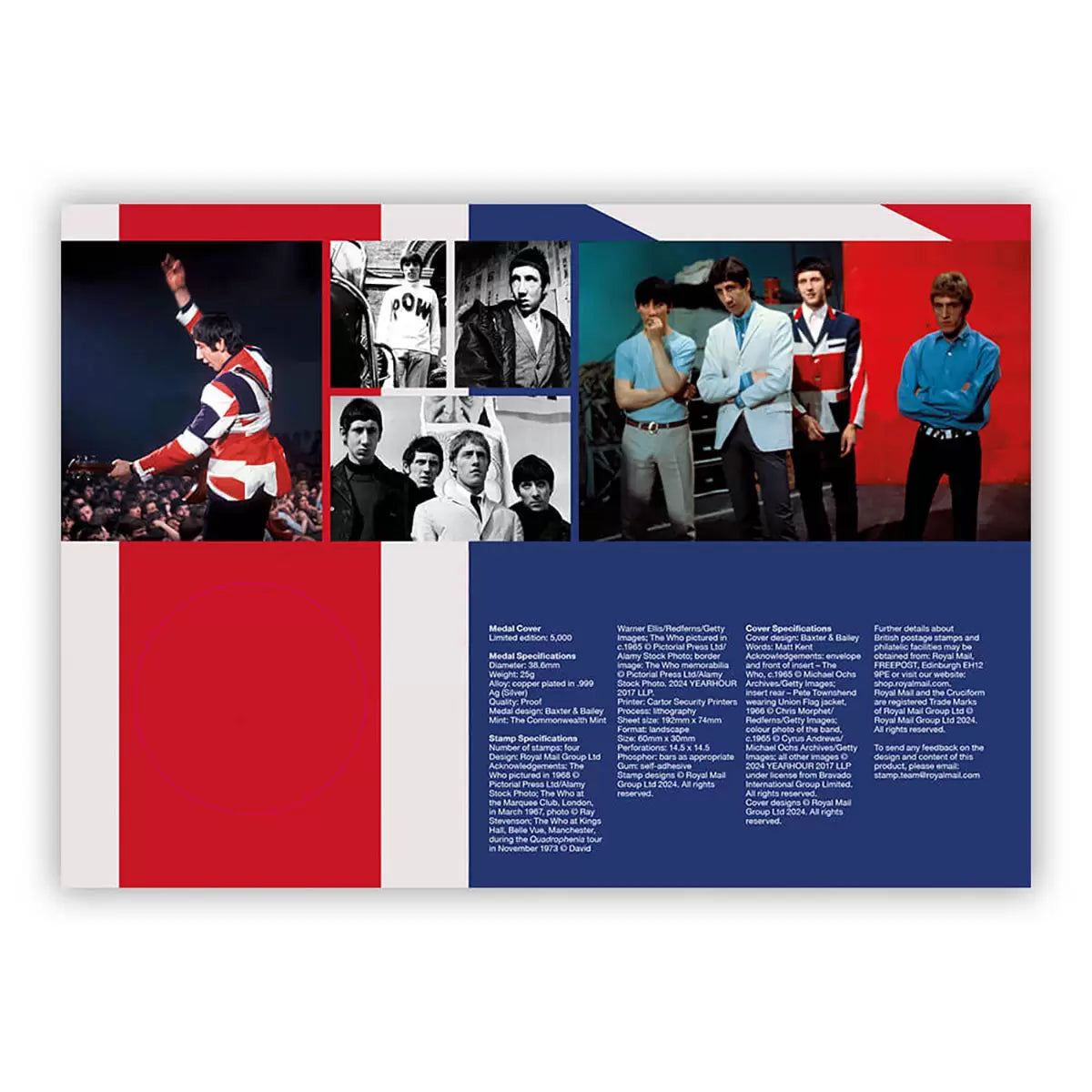 Royal Mail® The Who Medal Cover Mod Icons