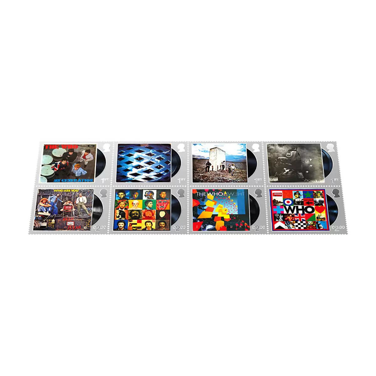 Royal Mail® The Who Limited Edition Platinum Stamp Set