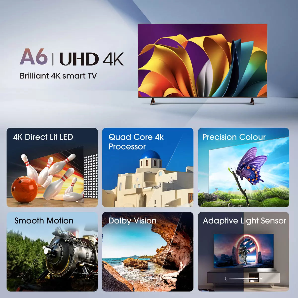 Hisense 58A6NTUK 58 Inch LED Freely Smart TV