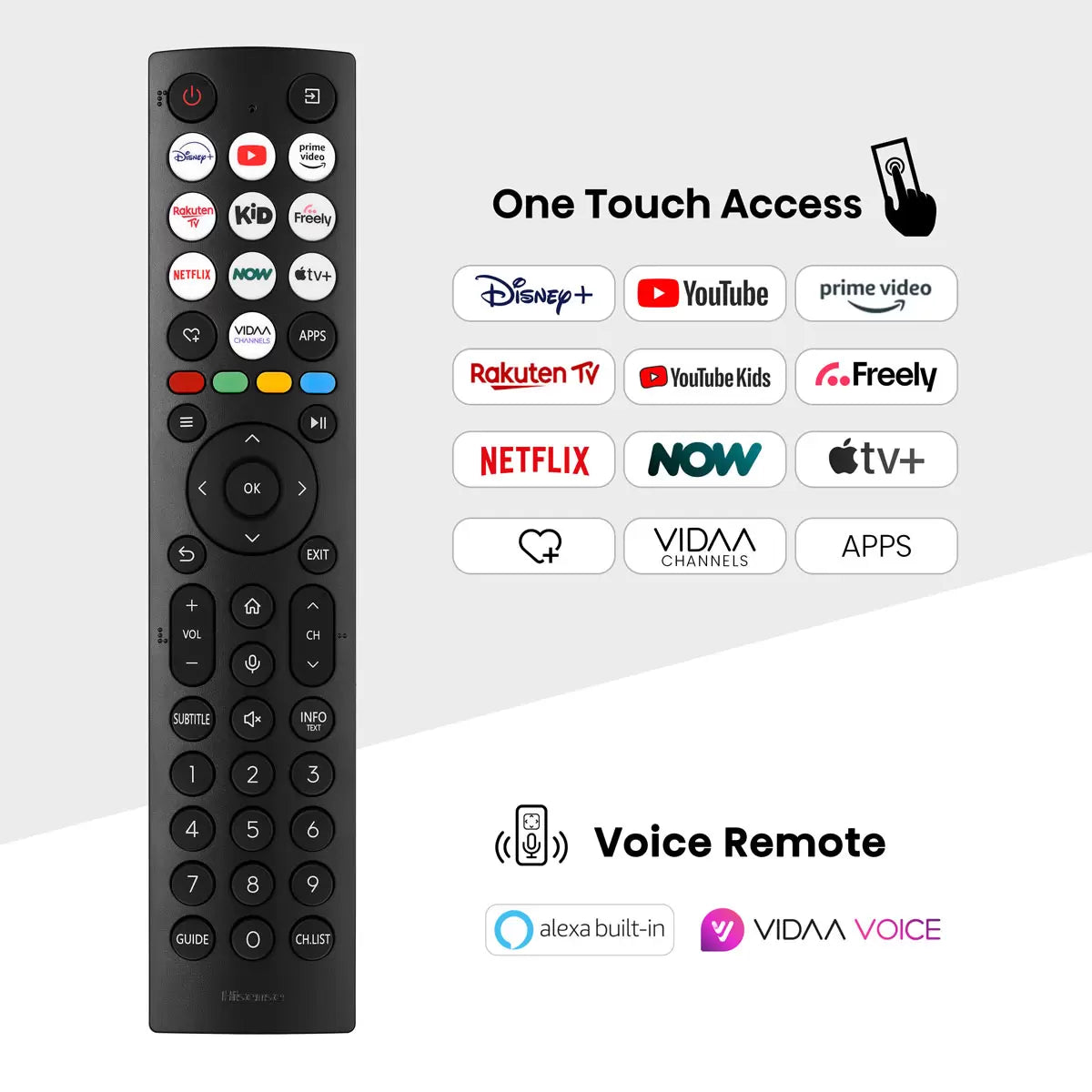 Hisense 58A6NTUK 58 Inch LED Freely Smart TV