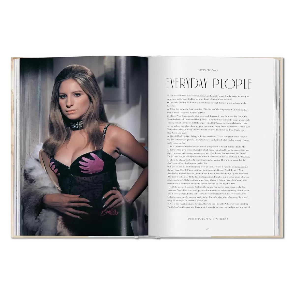 Barbra Streisand. Steve Schapiro & Lawrence Schiller by Lawrence Grobel