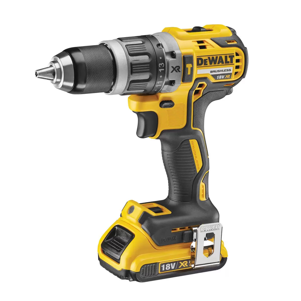 DEWALT® Brushless Hammer Drill Driver Kit - Includes 2 X 2 Ah Batteries With Kit