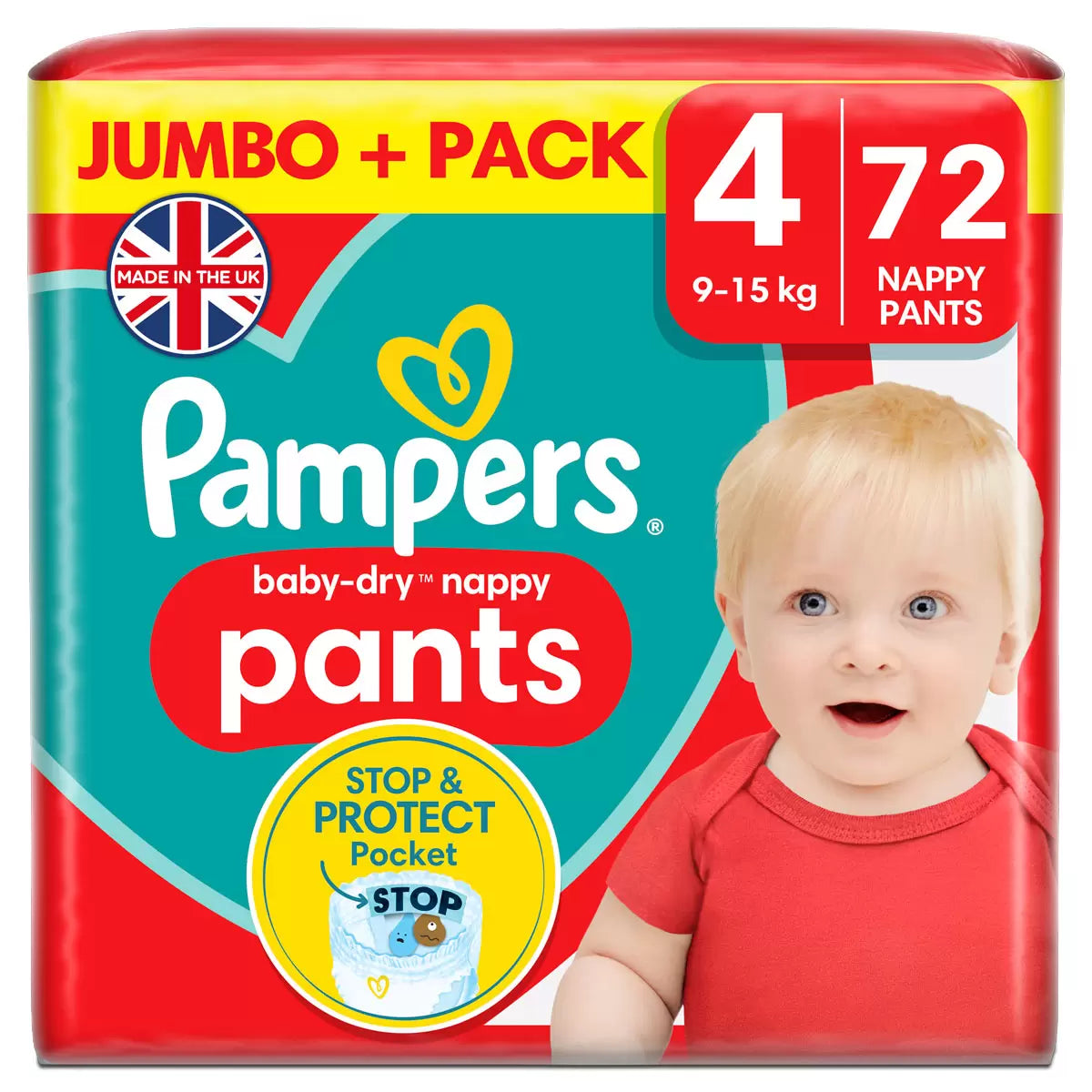 Pampers Baby Dry Pants Size 4 Pallet, 42 x 72 Pack