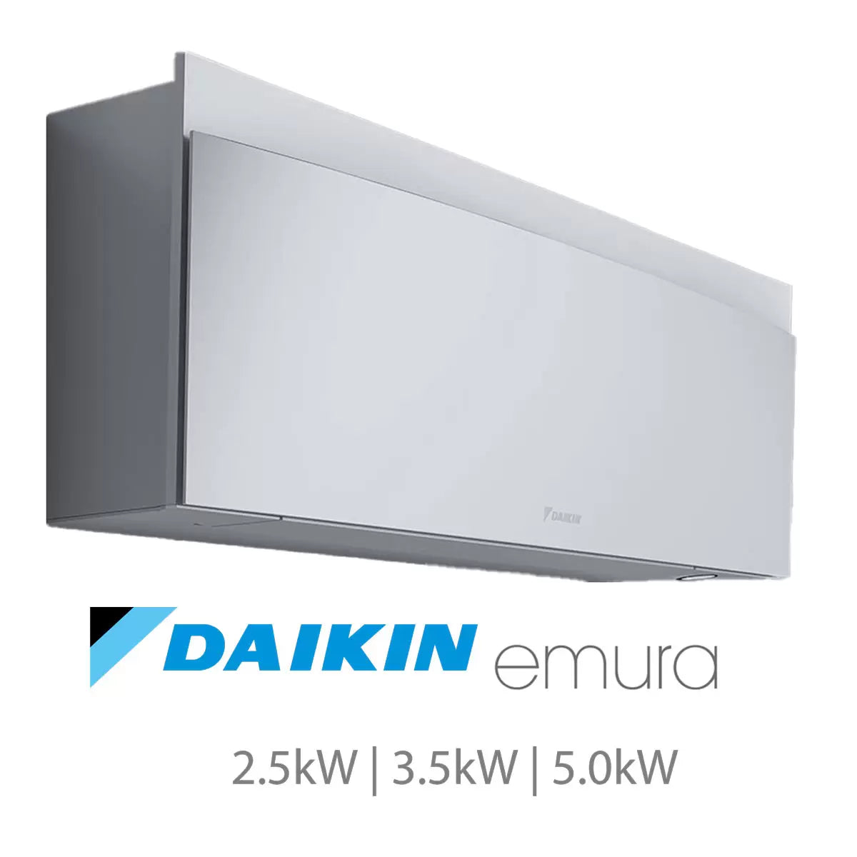 Installed Daikin Emura Single Split Air Conditioning Unit for Commercial Use in White