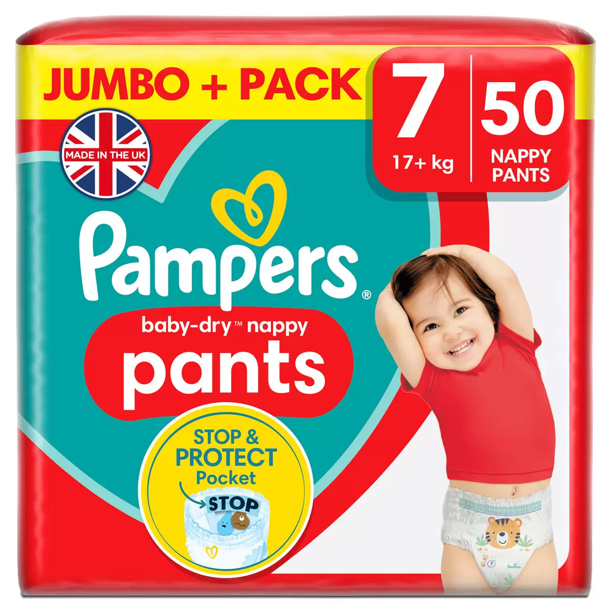 Pampers Baby Dry Pants Size 7, 54 x 50 Pack