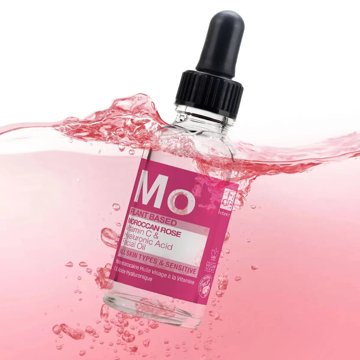 Dr Botanicals Moroccan Rose Superfood Facial Oil, 2 x 30ml