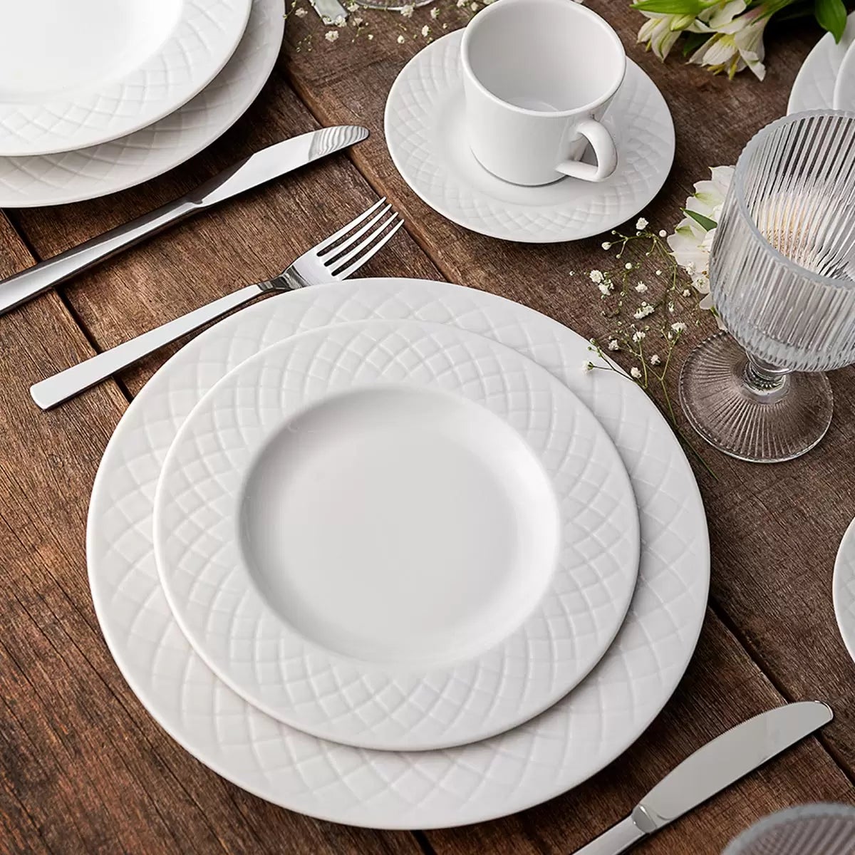 Tramontina Ingrid Dinnerware Set, 12 Piece, view 2
