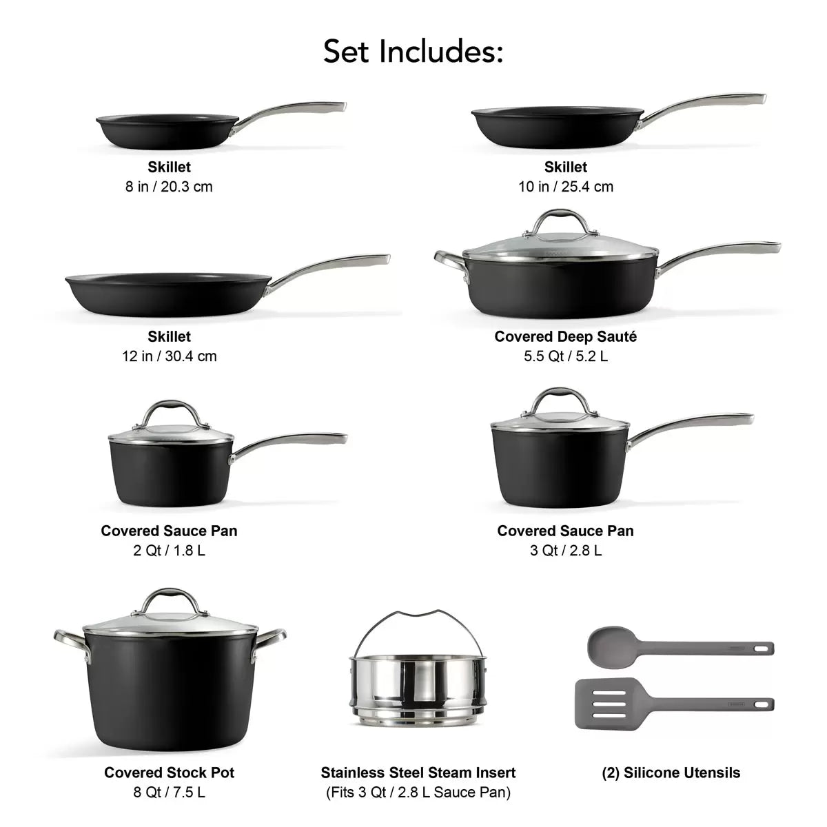 Tramontina 12 Piece Non-stick Cookware Set
