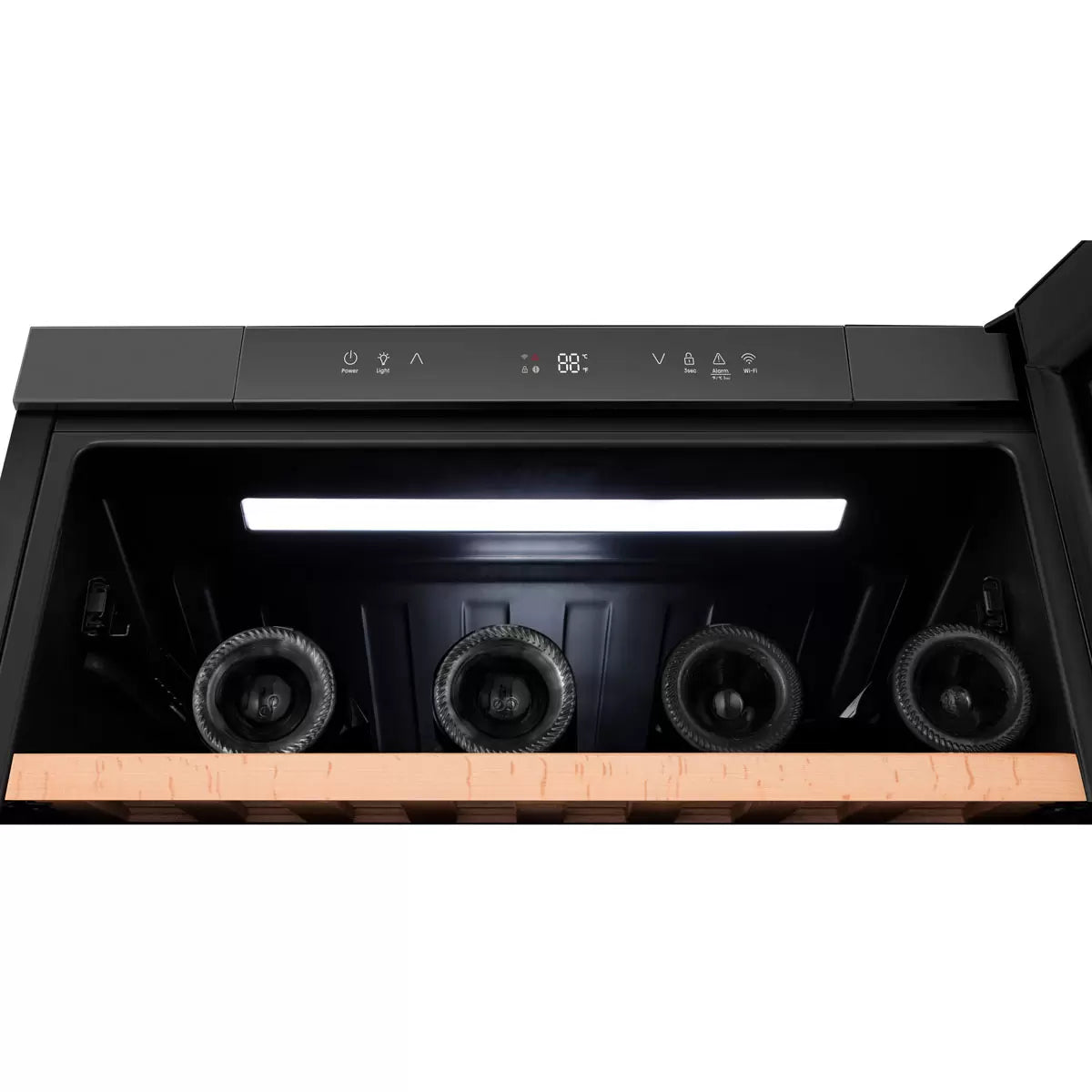 Hisense RW3N132GSLF, 46 Bottle Freestanding, Single Zone Wine Cooler, F Rated