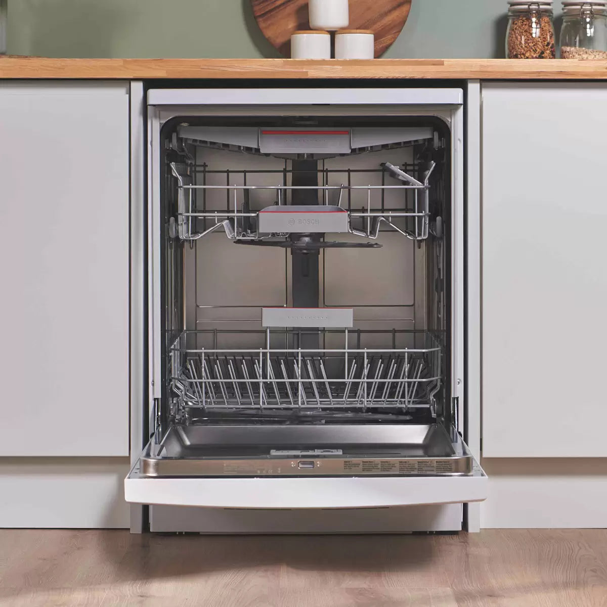 Bosch SMS6ZCW10G Series 6 Freestanding 14 Place Setting Dishwasher, B Rated