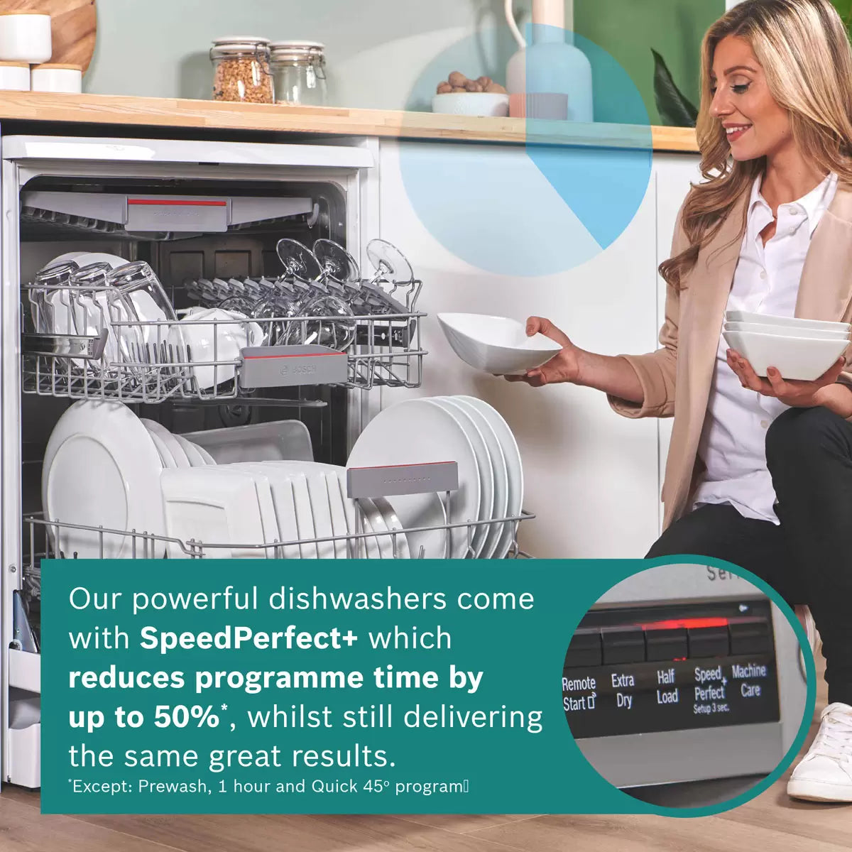 Bosch Series 6 SMS6ZCI10G, 14 Place Setting, Freestanding Dishwasher, B Rated