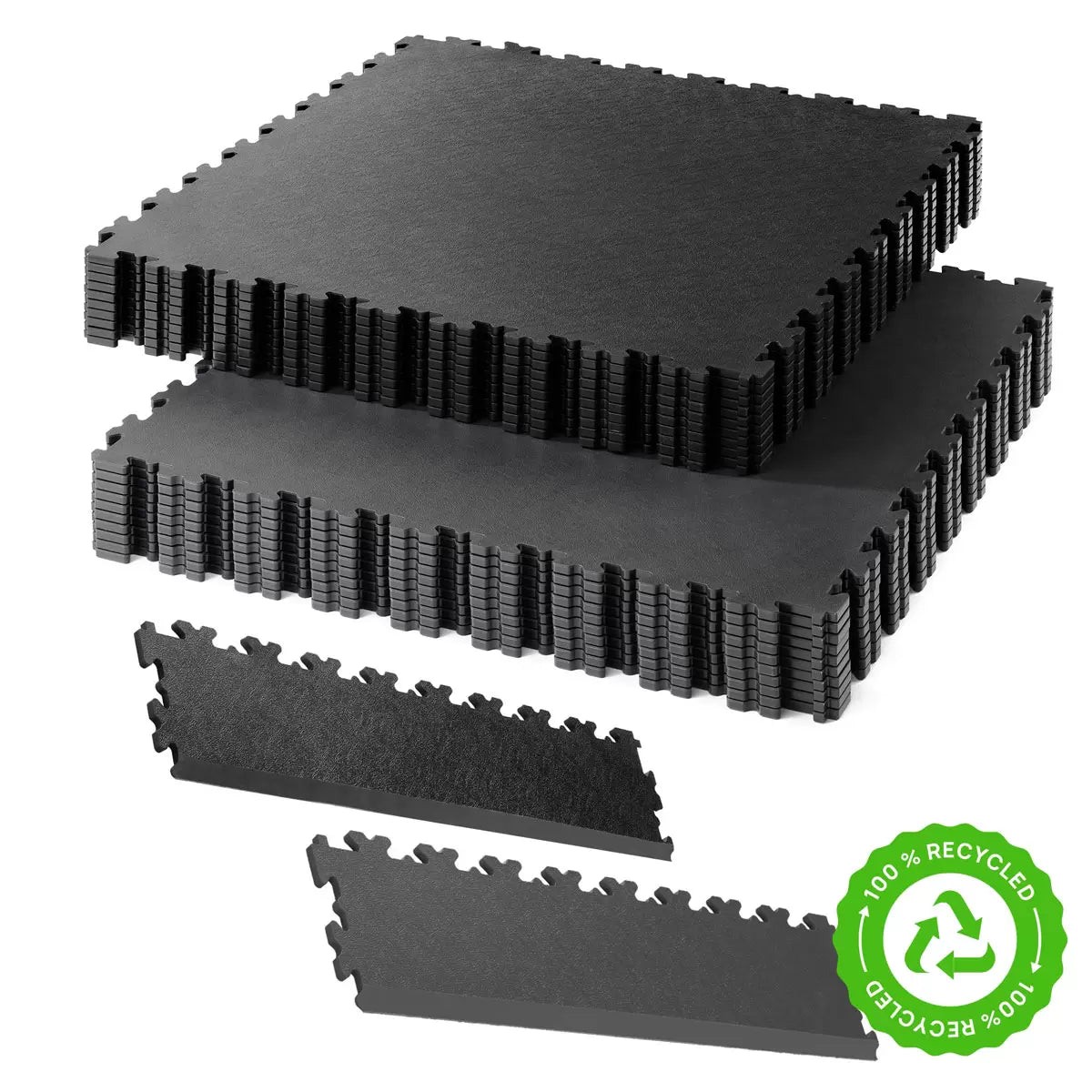 Klikflor RX500 7mm Recycled Garage Floor Bundle (495 x 495 x 7mm) - 108 Tiles &