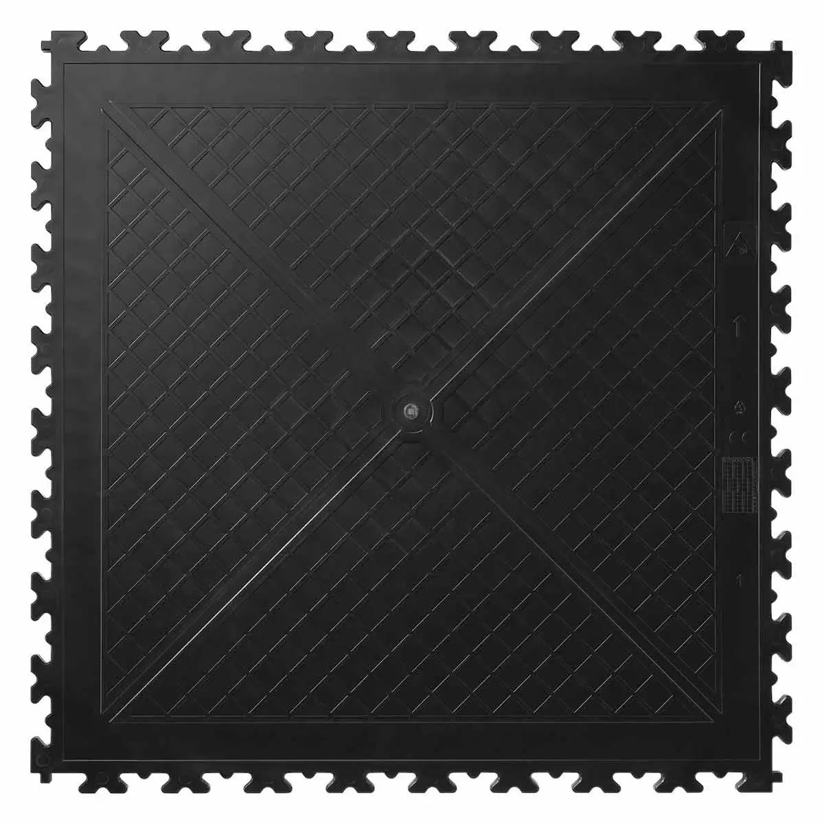 Klikflor RX500 7mm Recycled Garage Floor Tiles 4 pack (495 x 495 x 7mm)