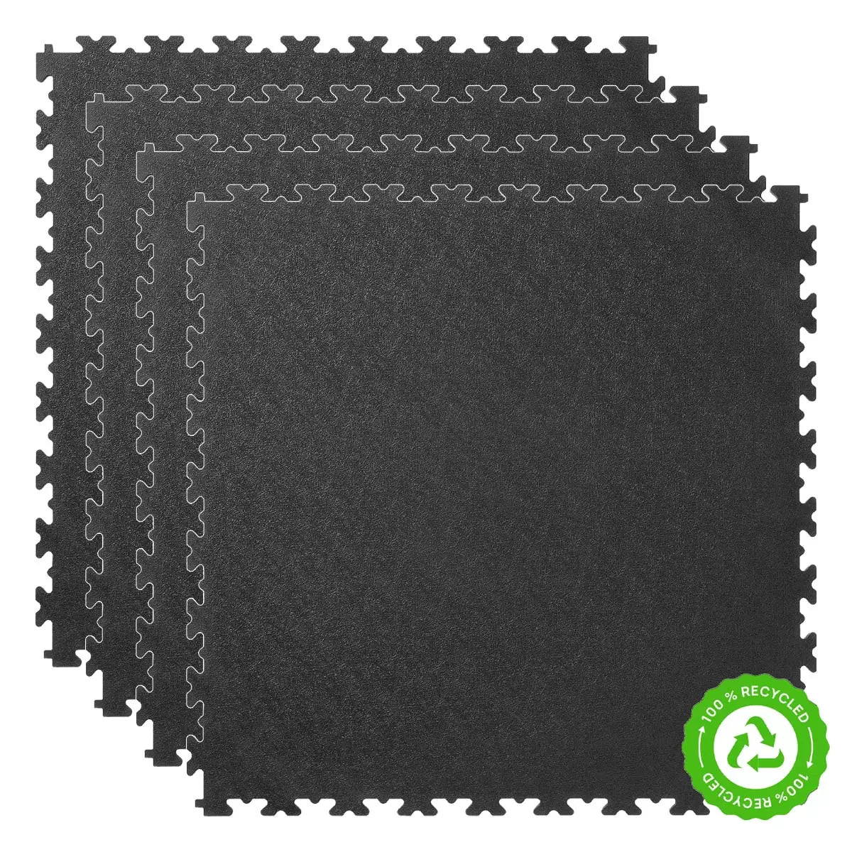 Klikflor RX500 7mm Recycled Garage Floor Tiles 4 pack (495 x 495 x 7mm)