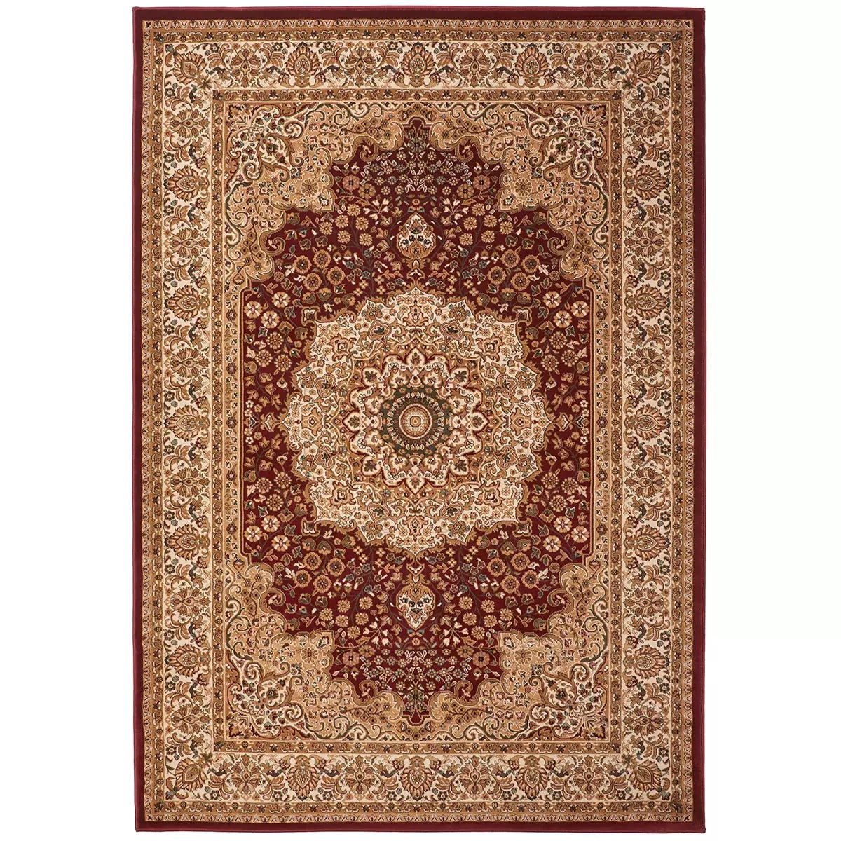 Concept Looms Grand Heritage Red & Beige Rug, in 2 Sizes
