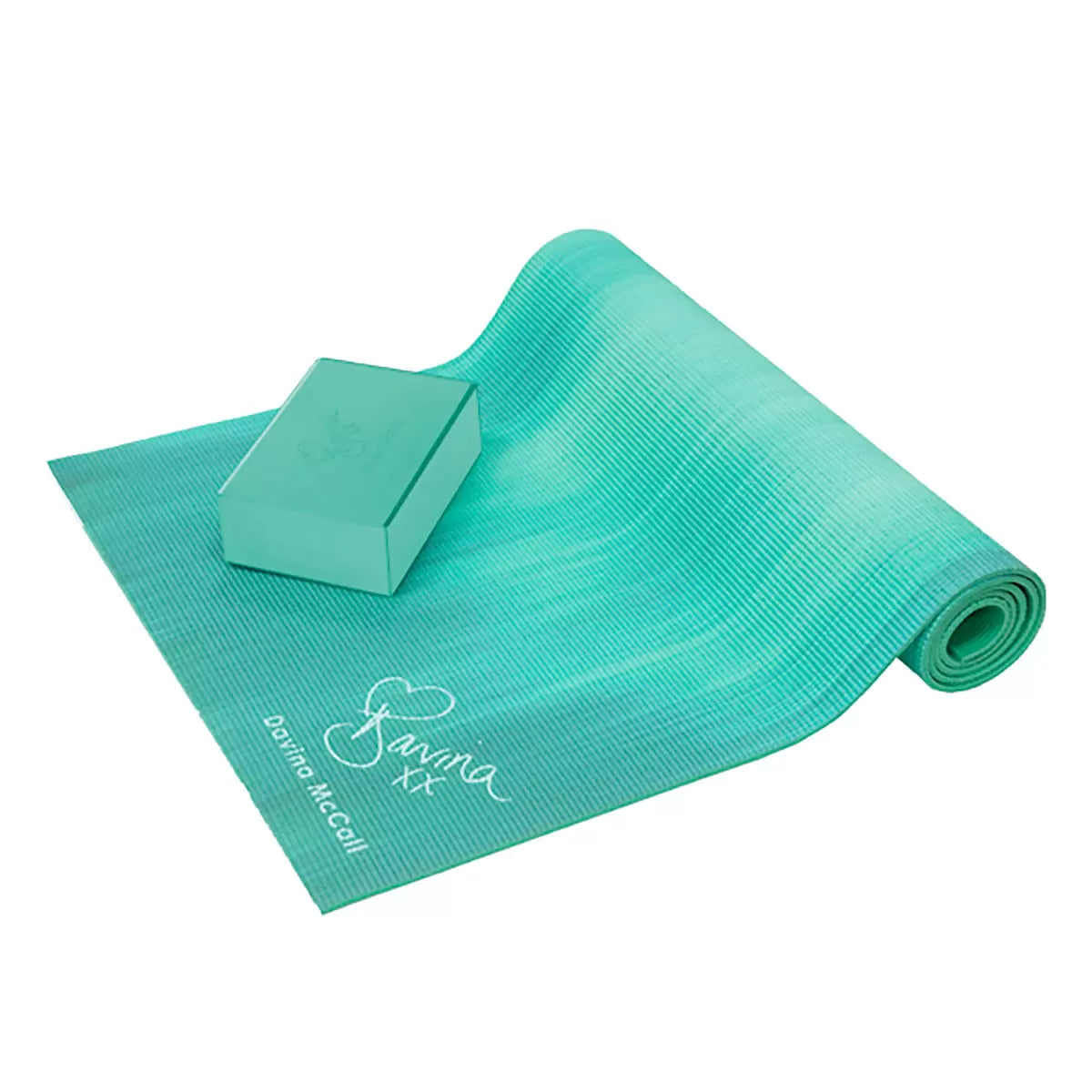 Davina McCall Yoga Mat & Block Set