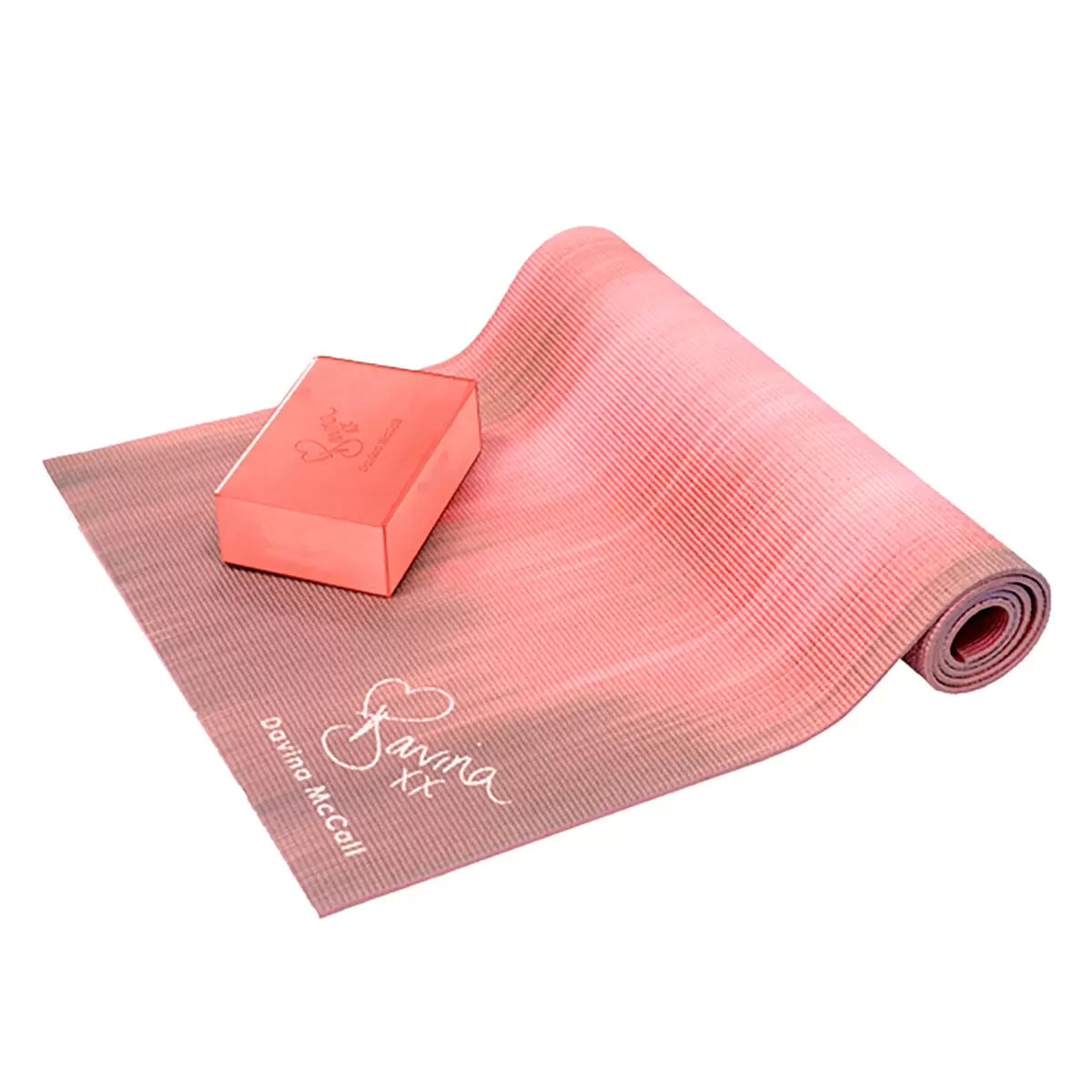 Davina McCall Yoga Mat & Block Set