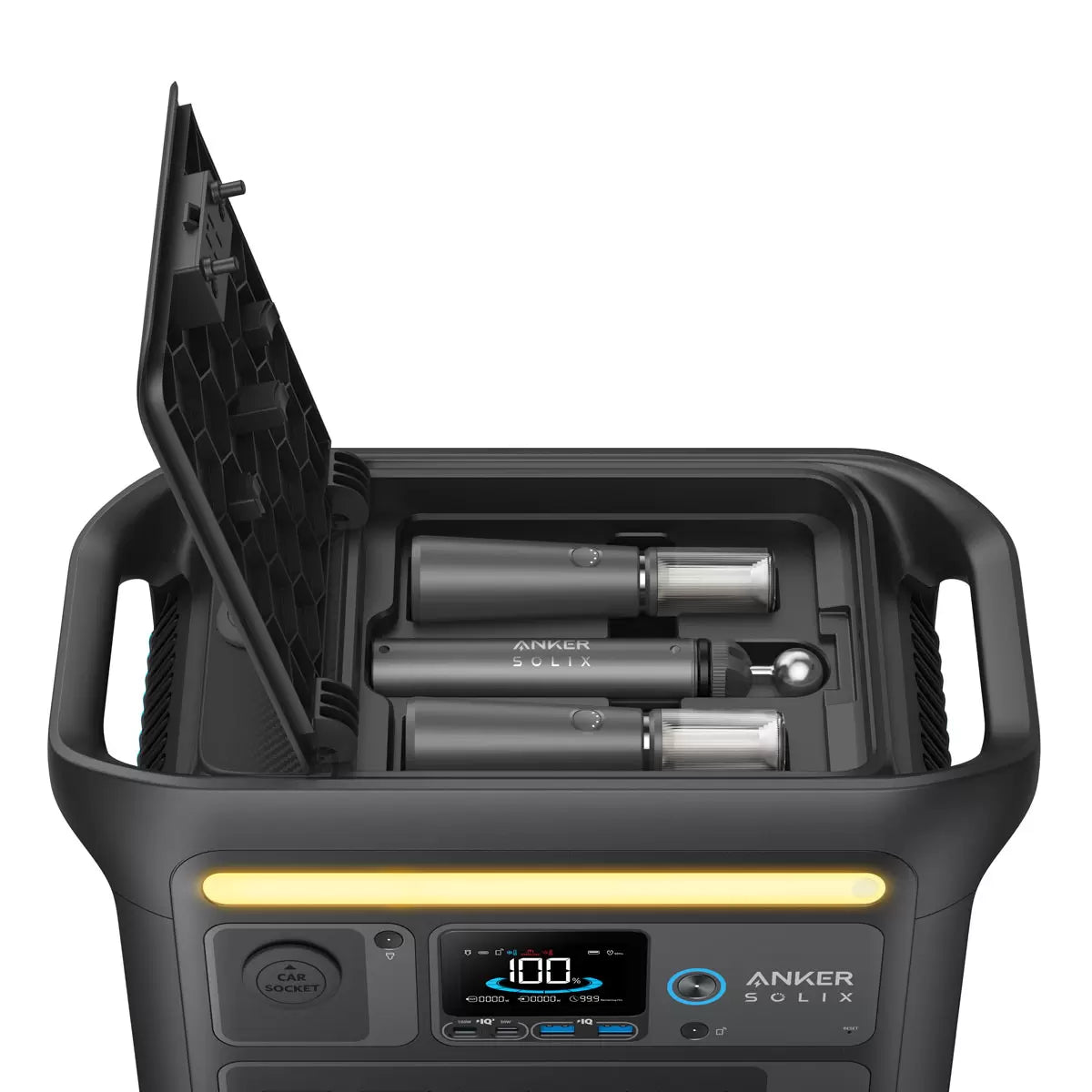 Anker C800X Plus Portable Power Station 768Wh & 200W Anker Solix Foldable Solar