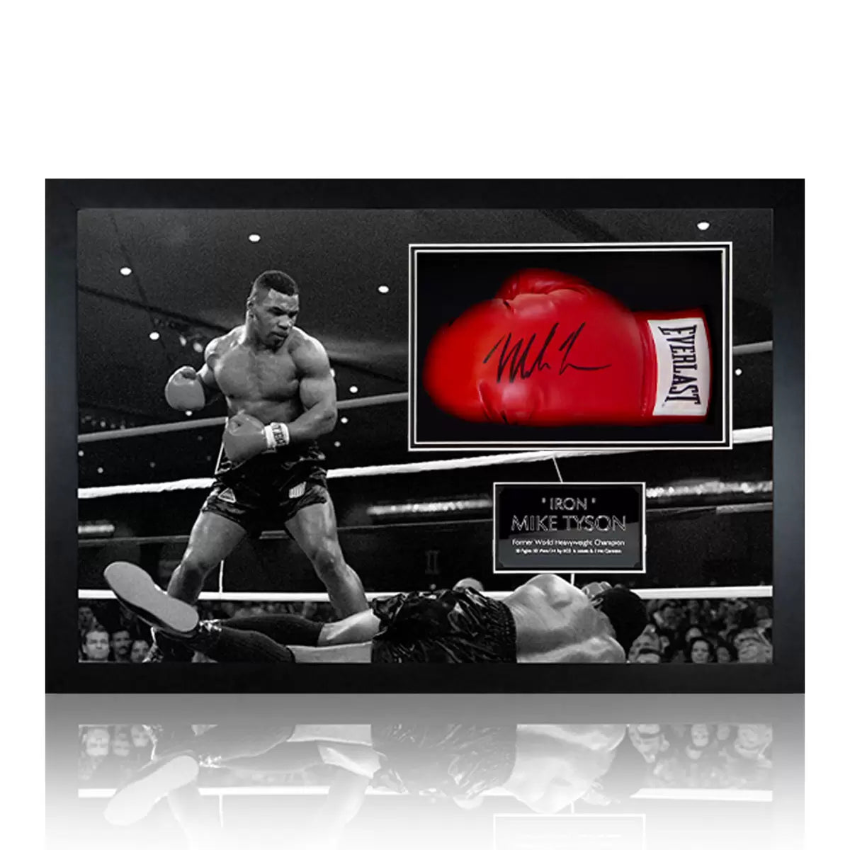 Mike Tyson Signed Framed Boxing Glove