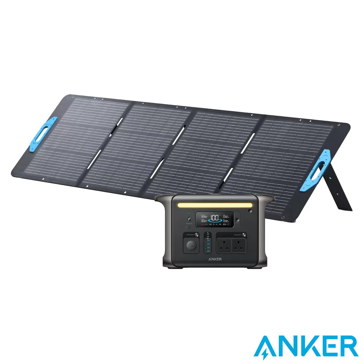 Anker Solix F1500 Portable Power Station 1536Wh & 200W Anker Solix Foldable