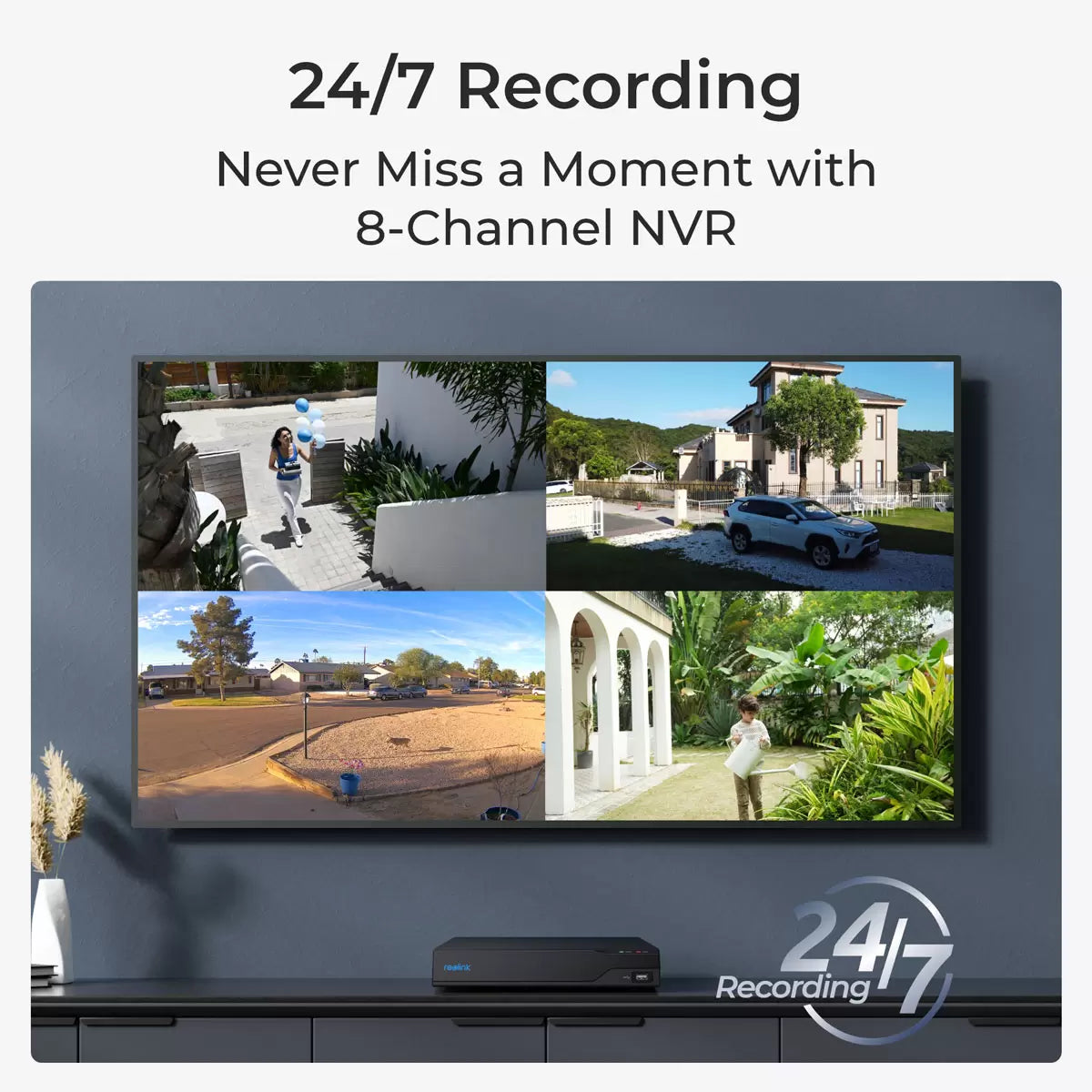 Reolink 12MP (4K+) UHD NVR PoE AI Dome Add-on Cam 4pk