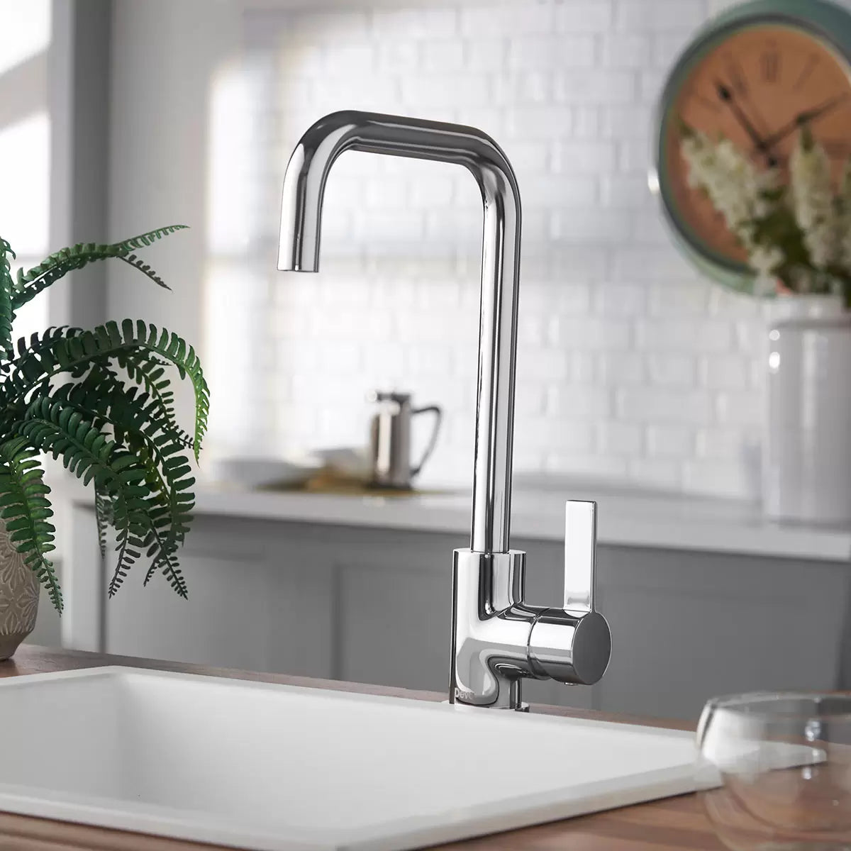 Deva Ashworth Kitchen Sink Mixer Tap In Chrome or Matte Black