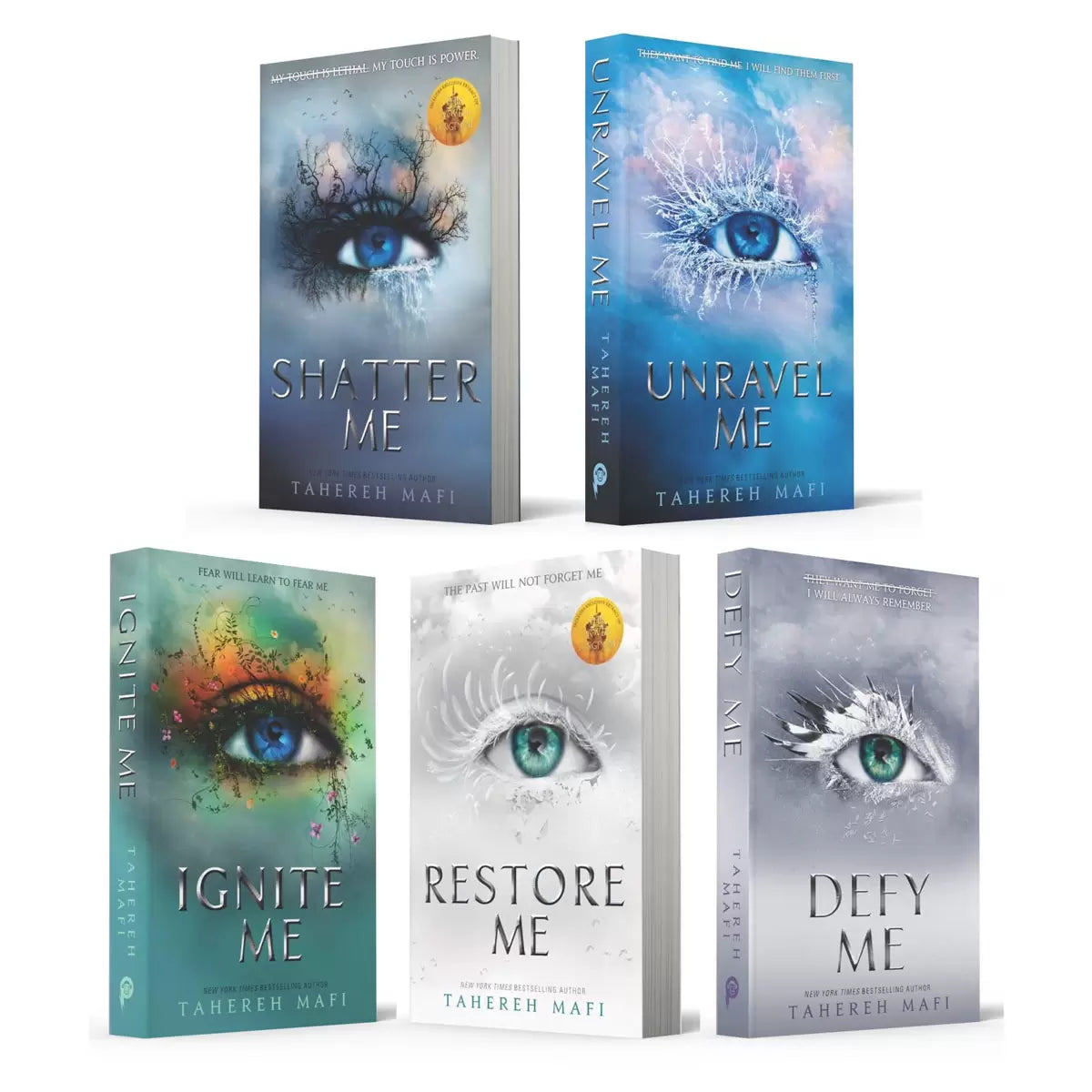 Shatter Me by Tahereh Mafi x5 Book Collection