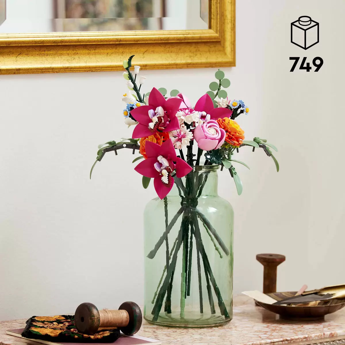 LEGO Botanicals Pretty Pink Flower Bouquet - Model 10342 (18+ Years)