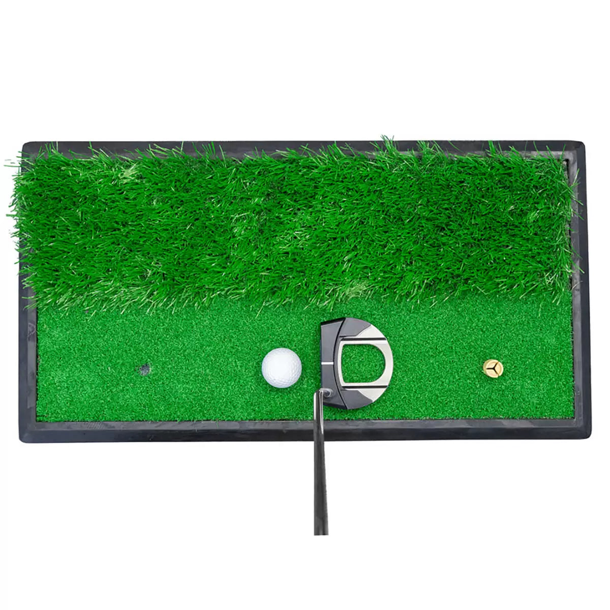 Longridge Dual Golf Practice Mat with Rubber Tee