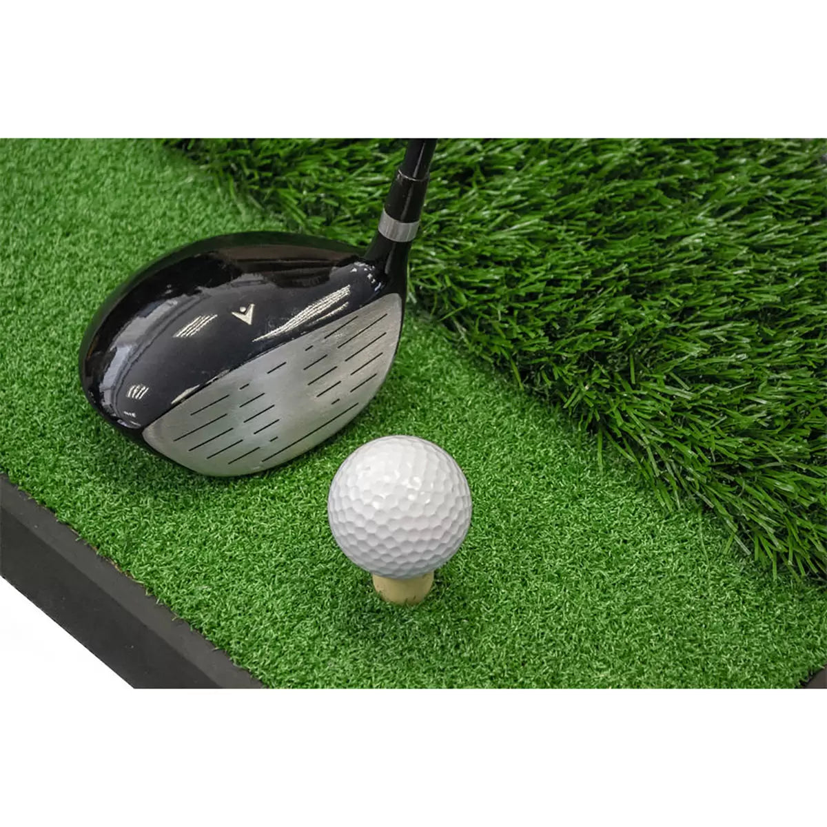Longridge Dual Golf Practice Mat with Rubber Tee