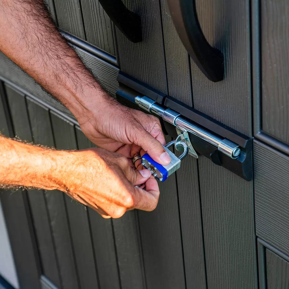 Lifetime 7ft x 12ft (2.14 x 3.57m) Wood Look Storage Shed - Model 60311U