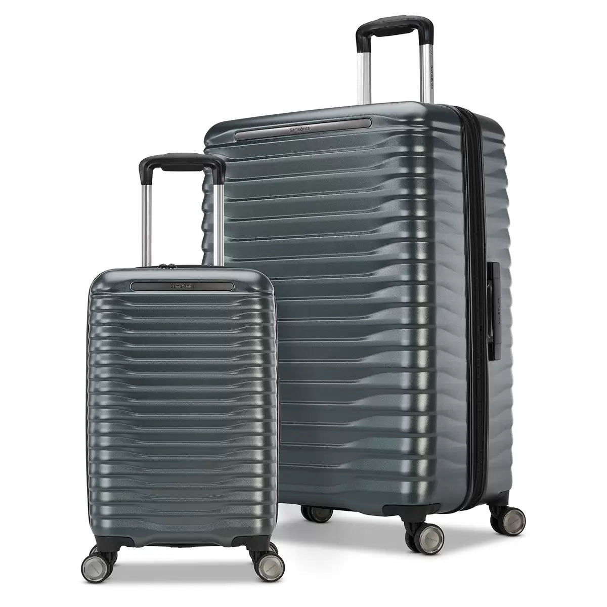 Samsonite Element 2 Piece Hardside Suitcase/Luggage Set 4 Wheel Spinner