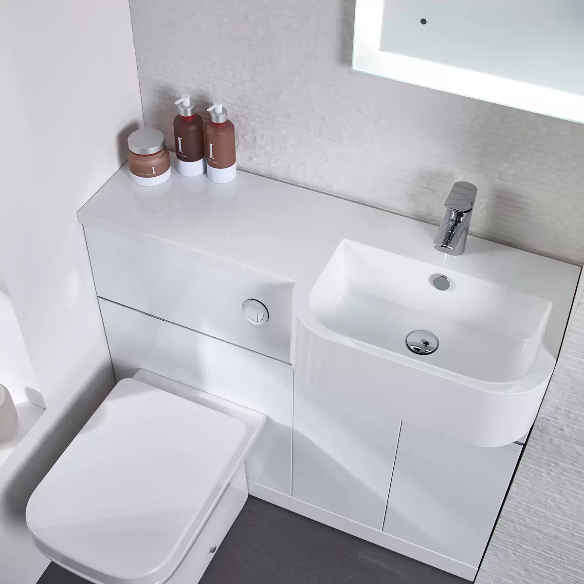 Tavistock Lindo 99.6 cm Floor Mounted Right Hand WC Unit