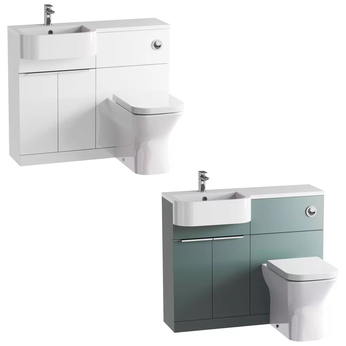 Tavistock Lindo 99.6 cm Floor Mounted Left Hand WC Unit