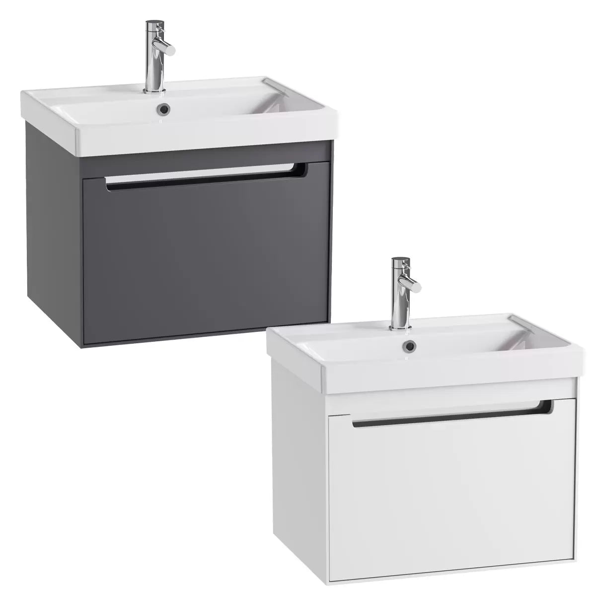 Tavistock Kew 59.2 cm 1 Drawer Wall Mounted Vanity Unit