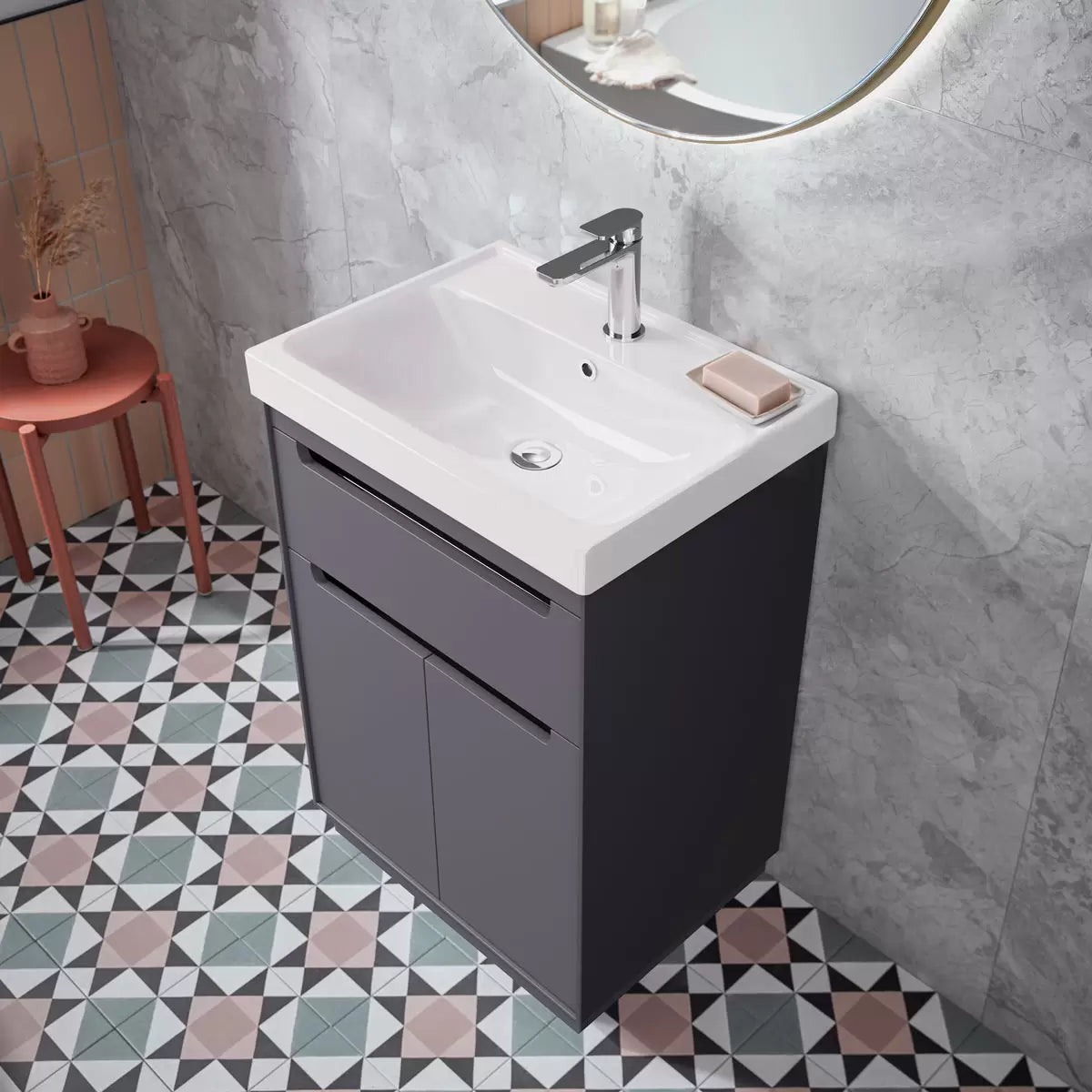 Tavistock Kew 59.2 cm Floor Mounted Vanity Unit