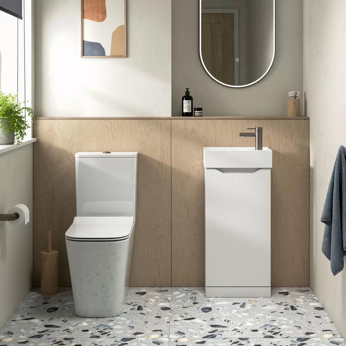 Tavistock Coda Cloakroom 39.7 cm Floor Mounted