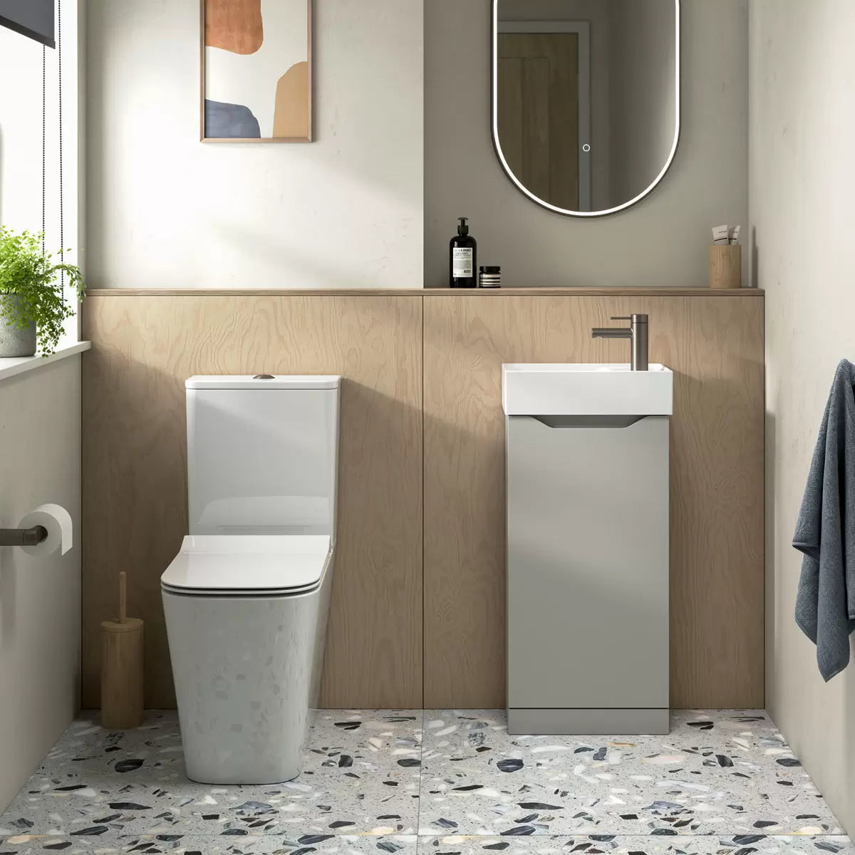 Tavistock Coda Cloakroom 39.7 cm Floor Mounted