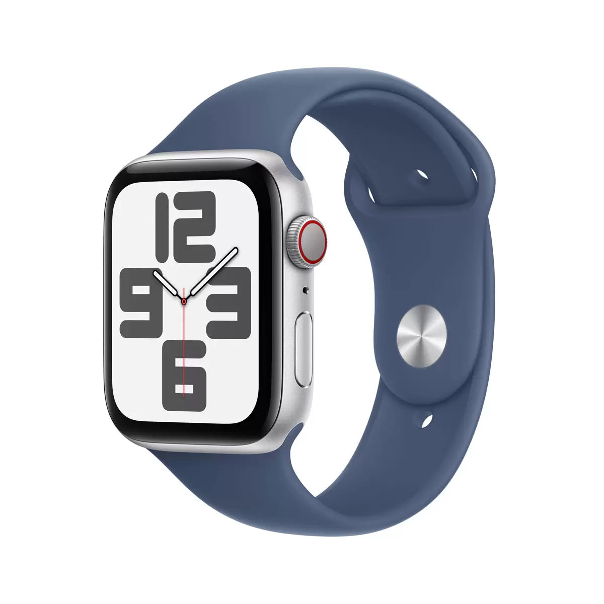 Apple Watch SE GPS + Cellular, 44mm Midnight Aluminium Case with Sport Band