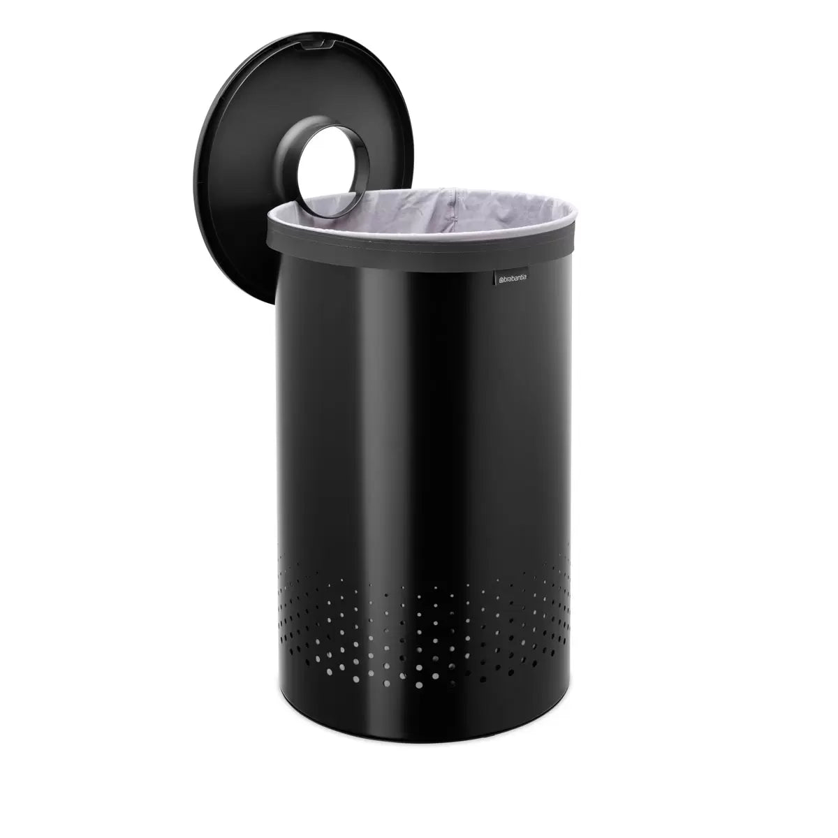 Brabantia Laundry Bin 60L in Matt Black