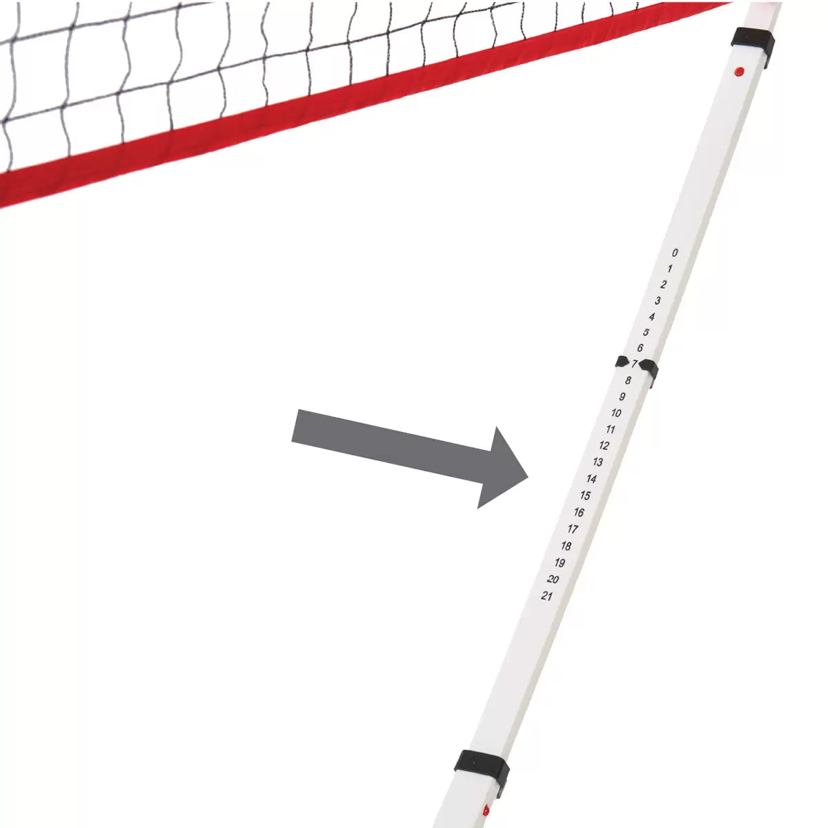 Penn Premium Easy Setup Badminton Set with 4 Rackets and 2 Shuttlecocks
