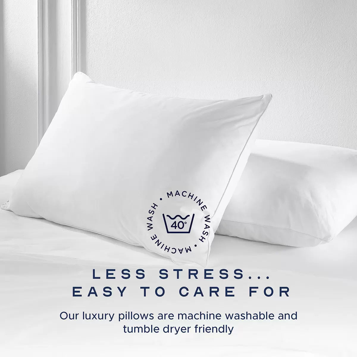 Snuggledown Clusterdown Synthetic Pillows, 4 Pack
