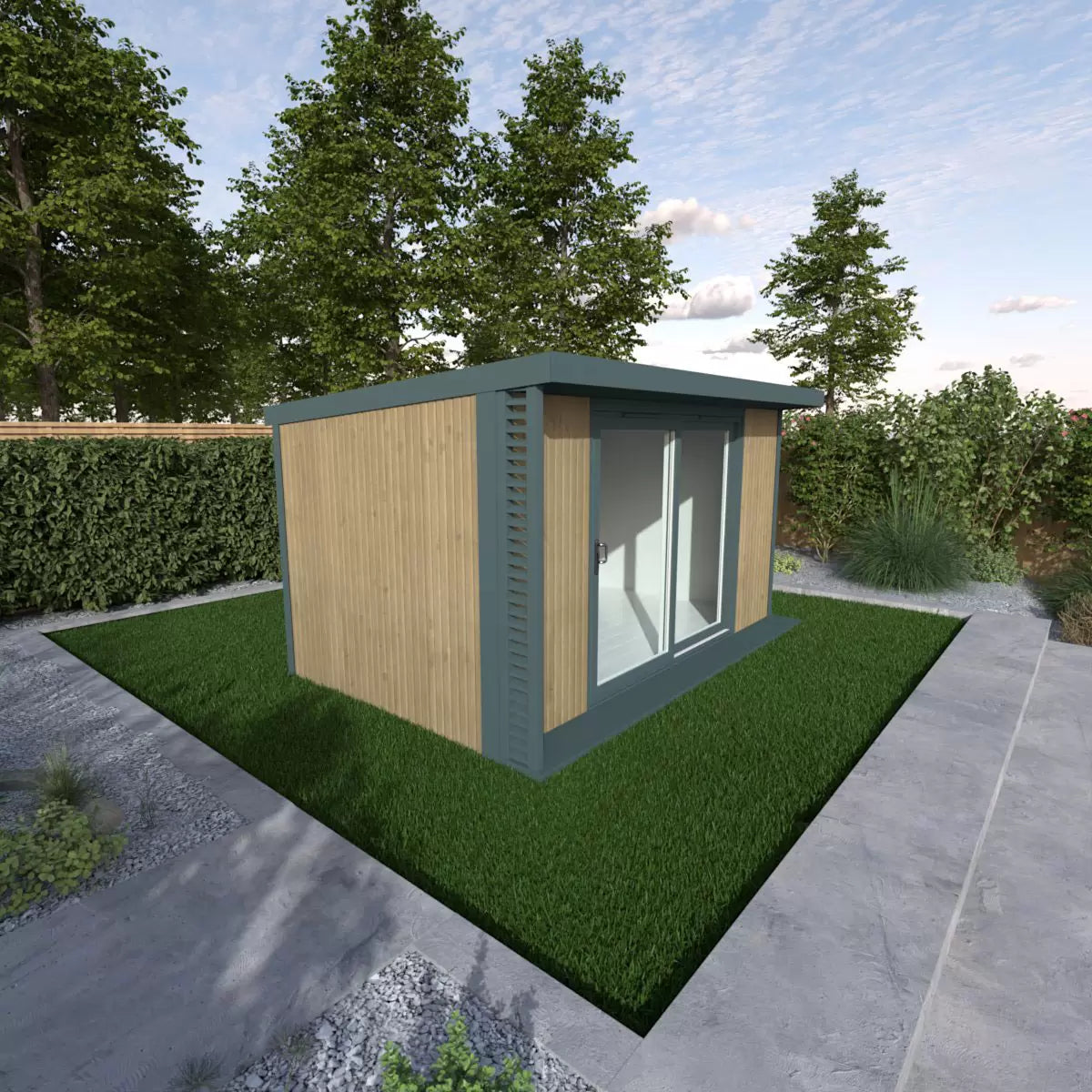 Installed Garden Room, Small Sizes, Basebox Plus by Green Retreats (up to 11m²), view 3
