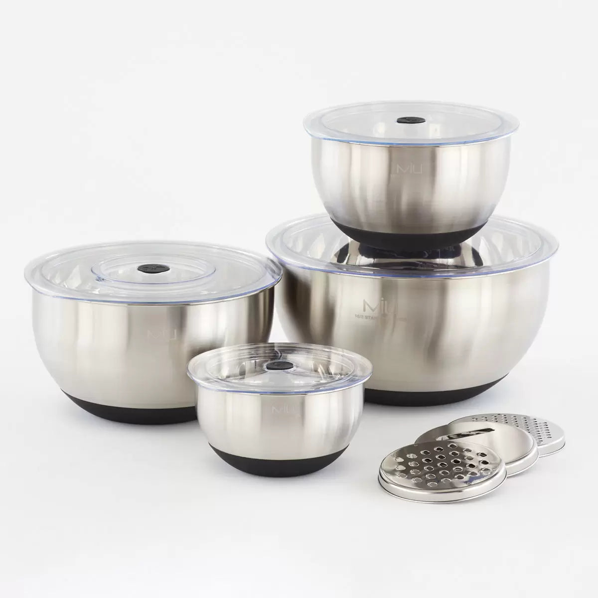 MIU Stainless Steel Mixing Bowls 11 Piece Set